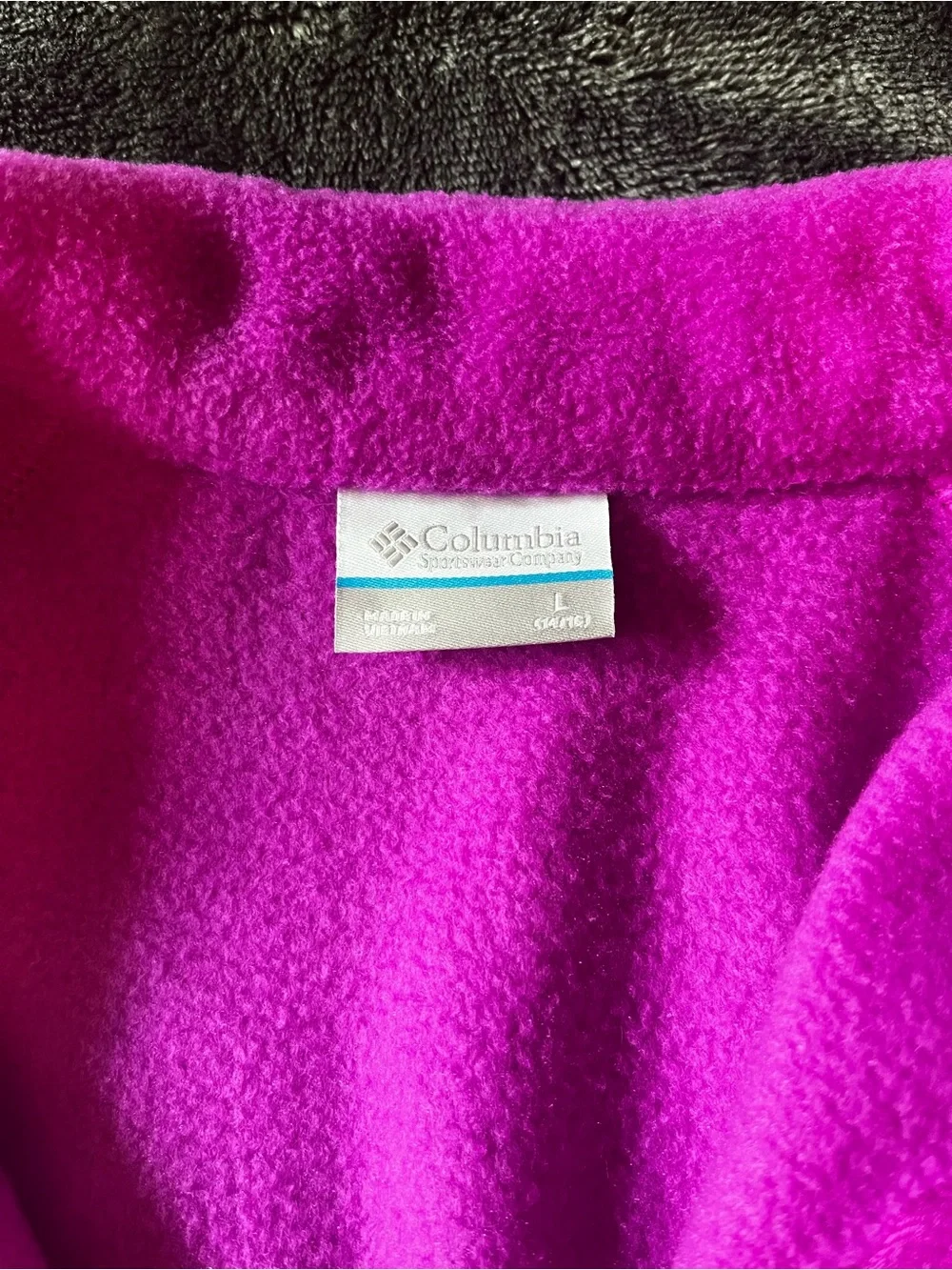 Columbia Kids Bright Fuchsia Zip Fleece Jacket